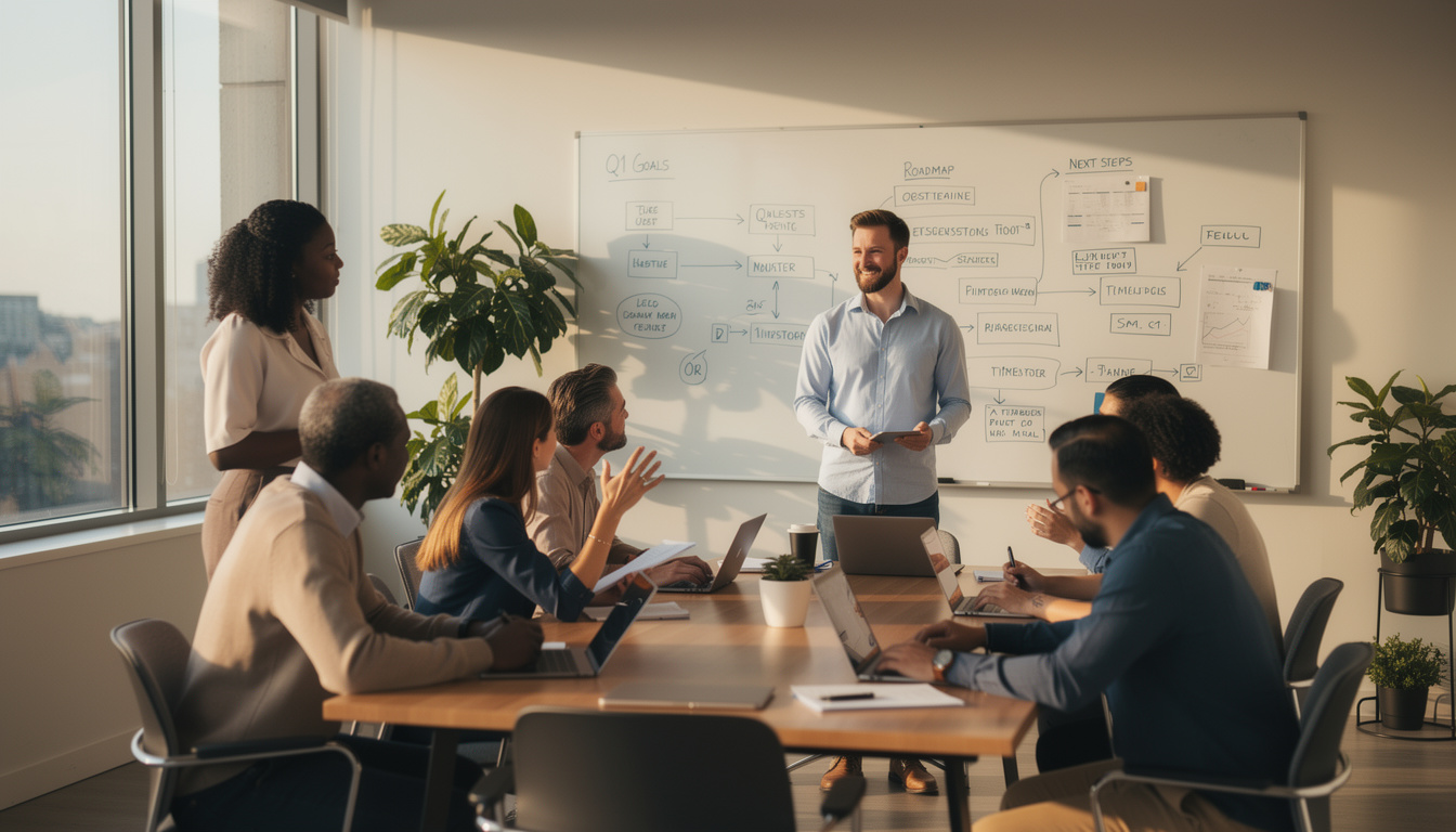 découvrez comment le leadership influence la réussite d’une entreprise en motivant les équipes, en prenant des décisions stratégiques et en favorisant l'innovation.